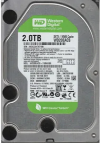Жёсткий диск WD Green WD20EACS 2TB 3.5" SATA