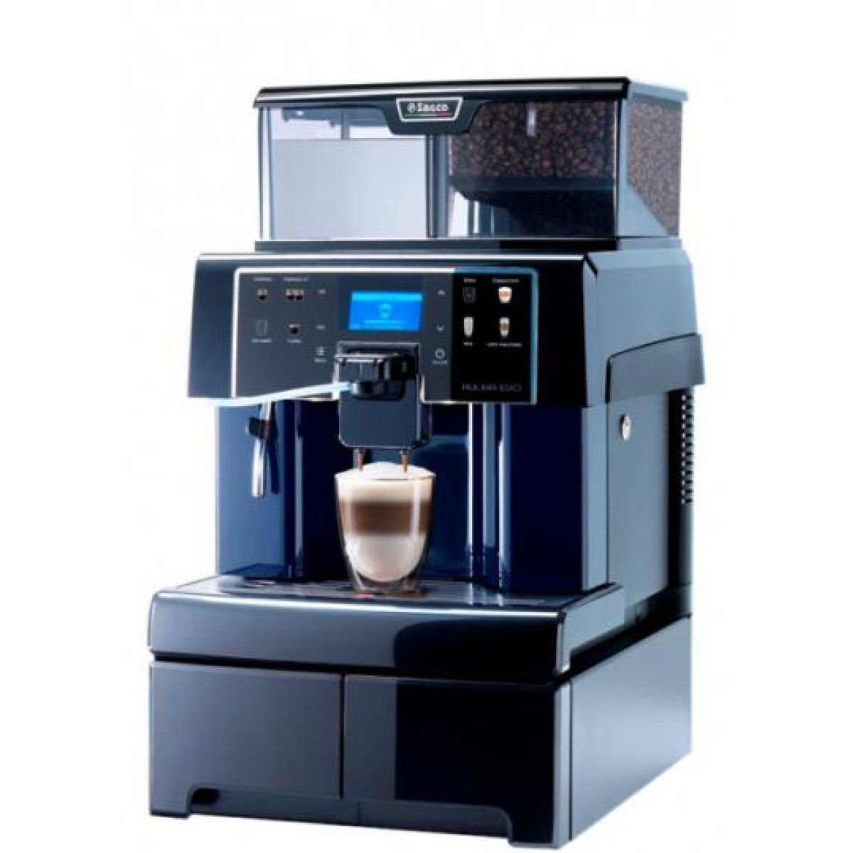 Кофемашина Saeco Aulika EVO Top High Speed Cappuccino, черный