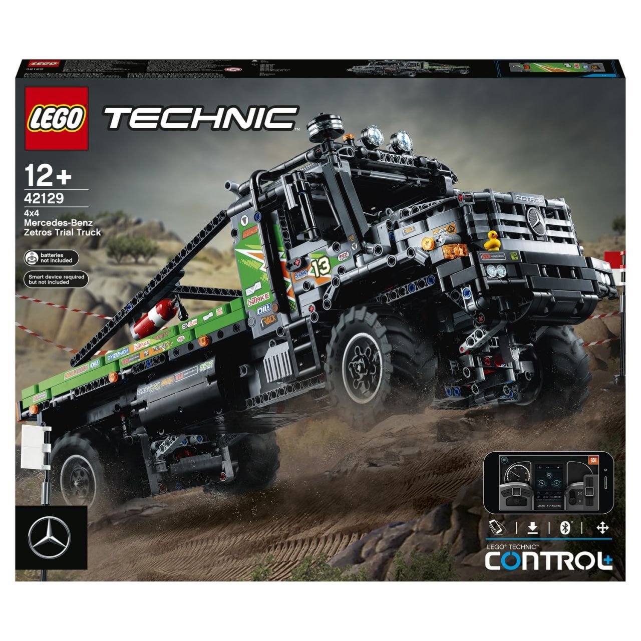 LEGO 42129 Technic Полноприводный грузовик-внедорожник Mercedes-Benz Zetros