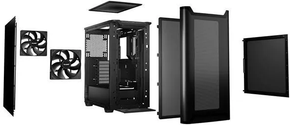 Компьютерный корпус be quiet! Pure Base 501 Airflow Black Mid Tower