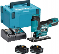 Аккумуляторный лобзик Makita DJV185RFJ 18 В, 2×3,0 А·ч АКБ, ЗУ, кейс Makpac