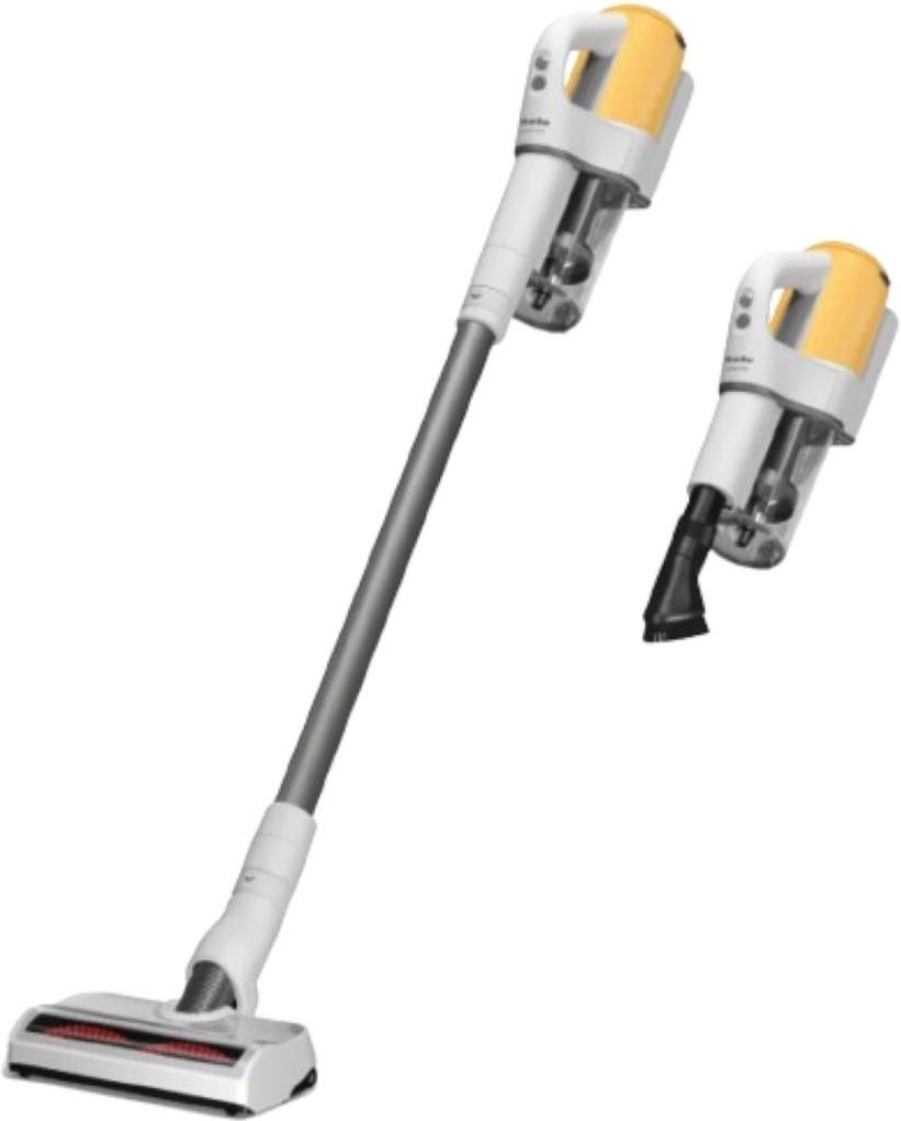 Пылесос вертикальный аккумуляторный Miele Duoflex HX1, желтый