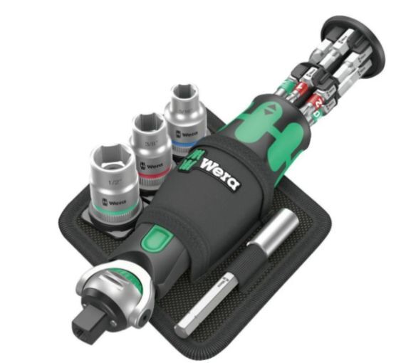 Набор Отверток Wera Zyklop Pocket Set Imperial 2 05004283001 1/4 "3/8"