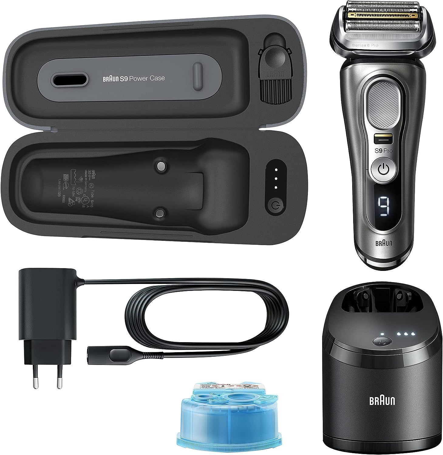 Электробритва Braun Series 9 Pro 9467cc со станцией SmartCare и футляром