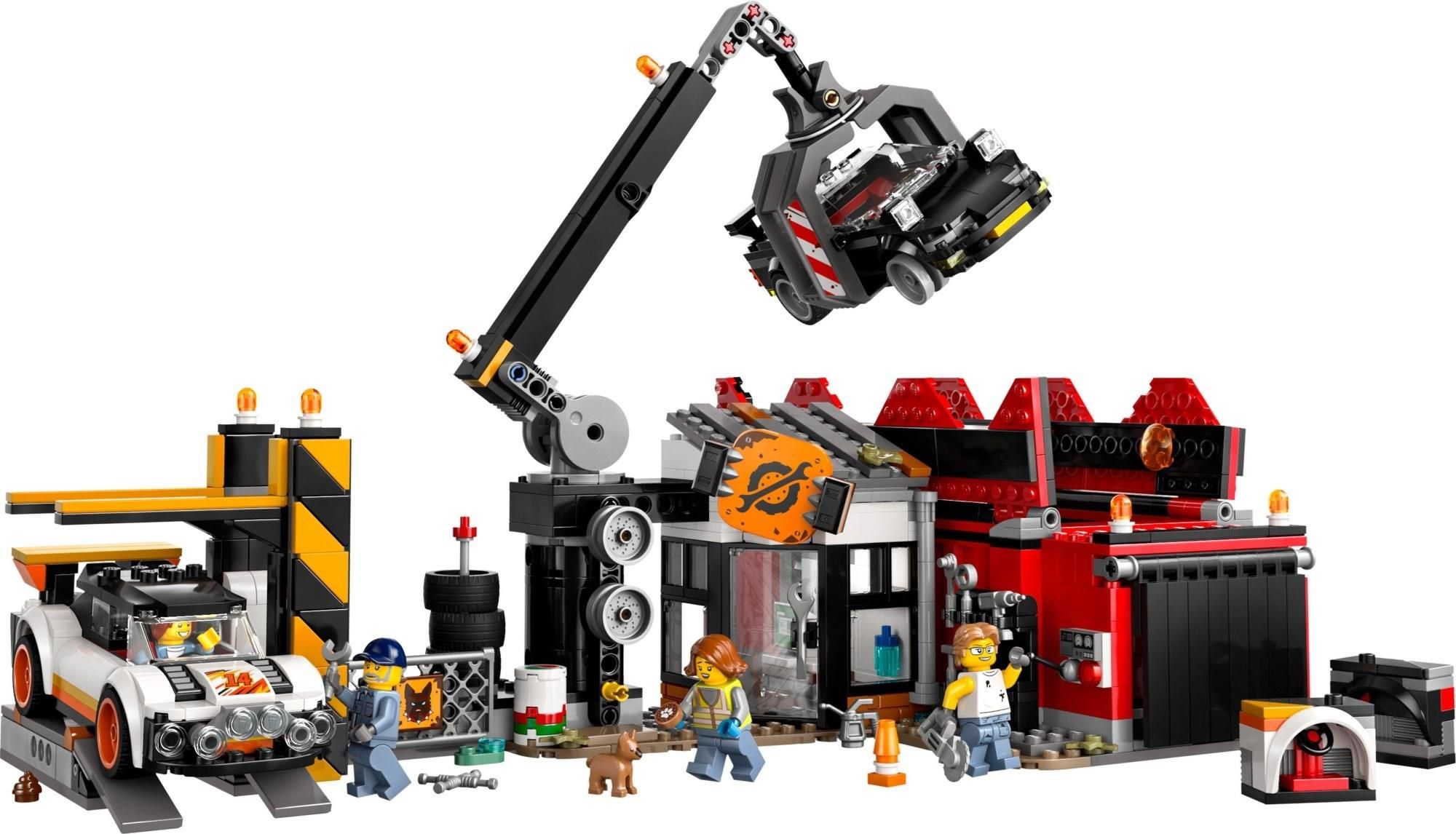 Конструктор LEGO City 60472 Свалка с автомобилями