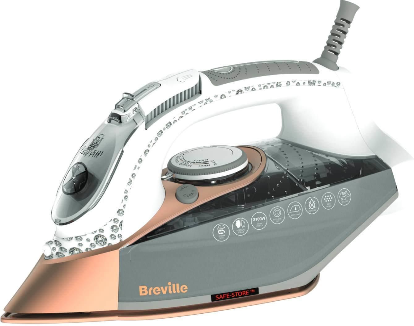 Паровой утюг Breville DiamondXpress VIN420X, белый