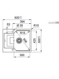 Кухонная раковина Franke Urban UBG 611-62 114.0700.098, оникс