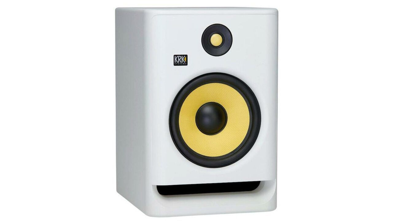 KRK RP8G4WN Активный 2-х полосный (Bi-Amp) 8-ти дюймовый студийный звуковой монитор, DSP, 25-полосный эквалайзер, лимитер, кросс