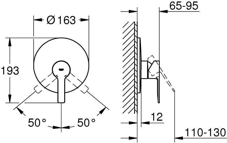 Смеситель Grohe Lineare хром 19296001