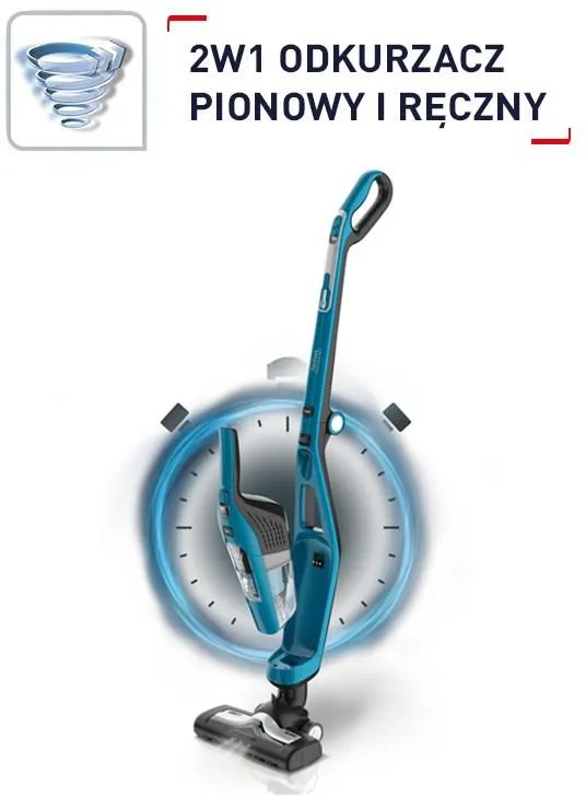 Пылесос вертикальный Tefal Dual Force 2in1 TY6751