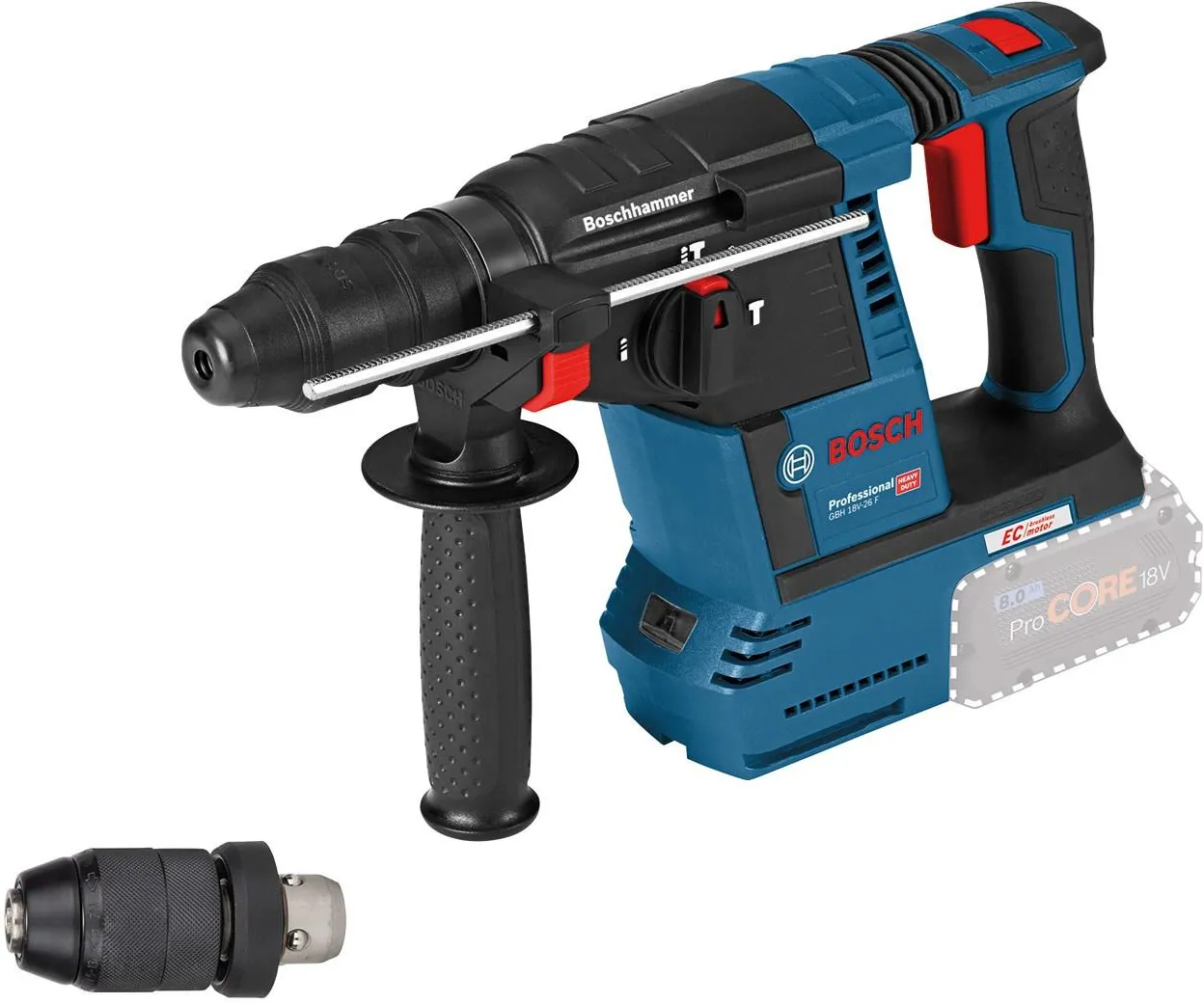 Аккумуляторный перфоратор Bosch GBH 18V-26 F Professional 0611910000