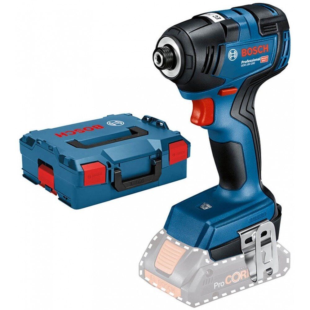 Гайковерт Bosch GDR 18V-200 Solo, L-BOXX (06019J2106)
