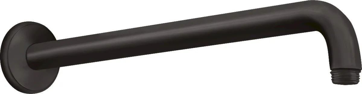 Душевой кронштейн Hansgrohe 389 мм 27413670 матовый черный