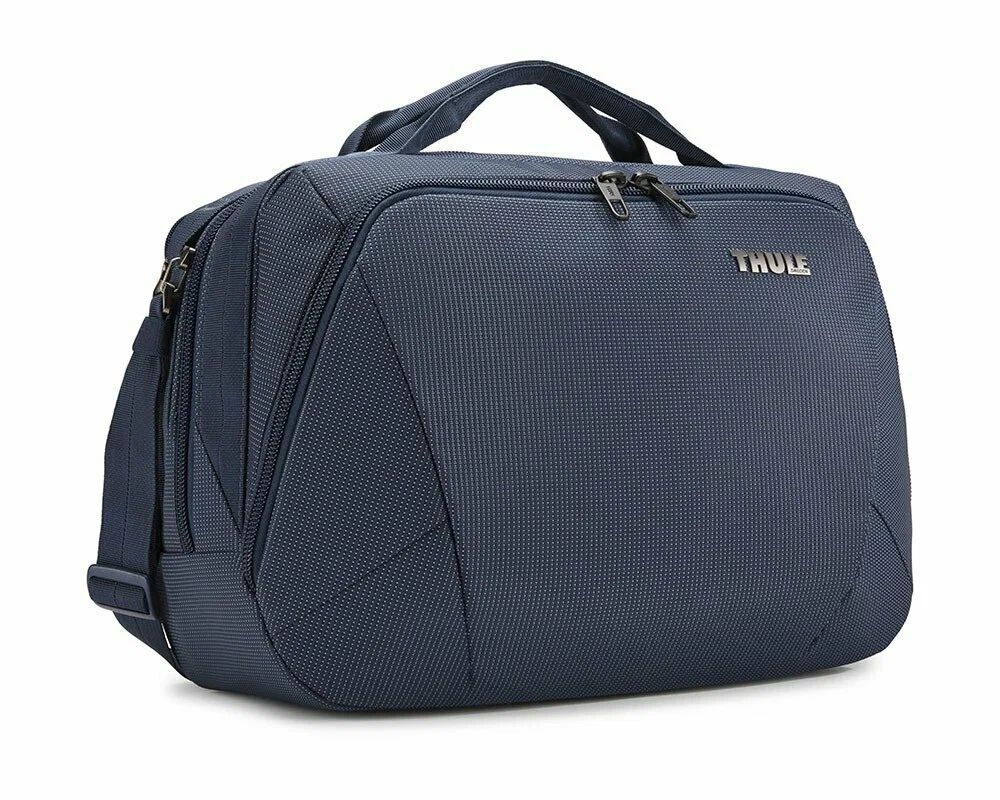 Сумка дорожная THULE, 25 л, 41х29х23 см, ручная кладь, отделение для ноутбука, плечевой ремень, синий