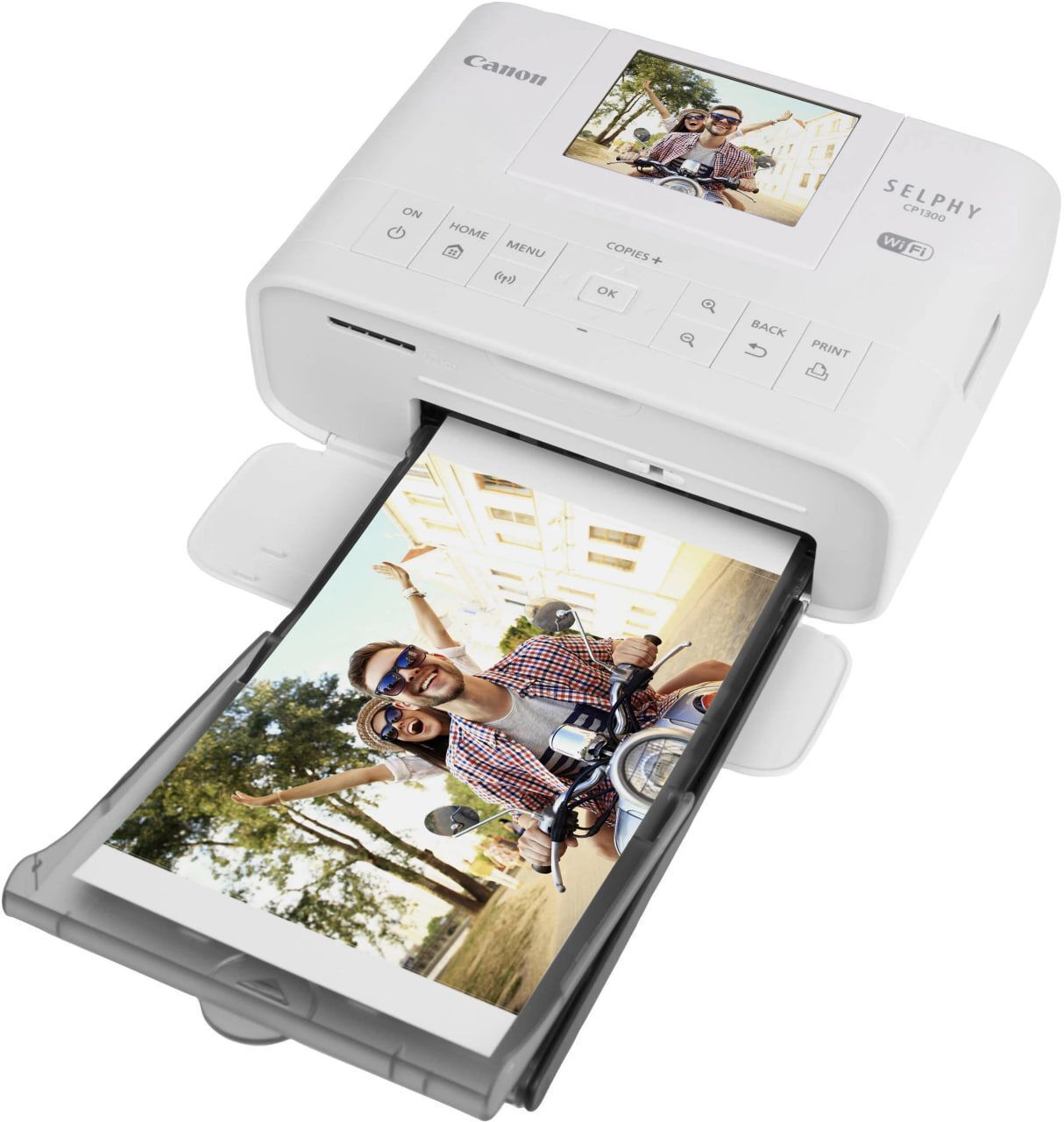 Принтер сублимационный Canon Selphy CP1300, цветн., A6, белый