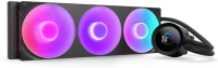 Система жидкостного охлаждения NZXT Kraken Plus 360 RGB, AIO 360 мм, LCD 1,54", чёрная