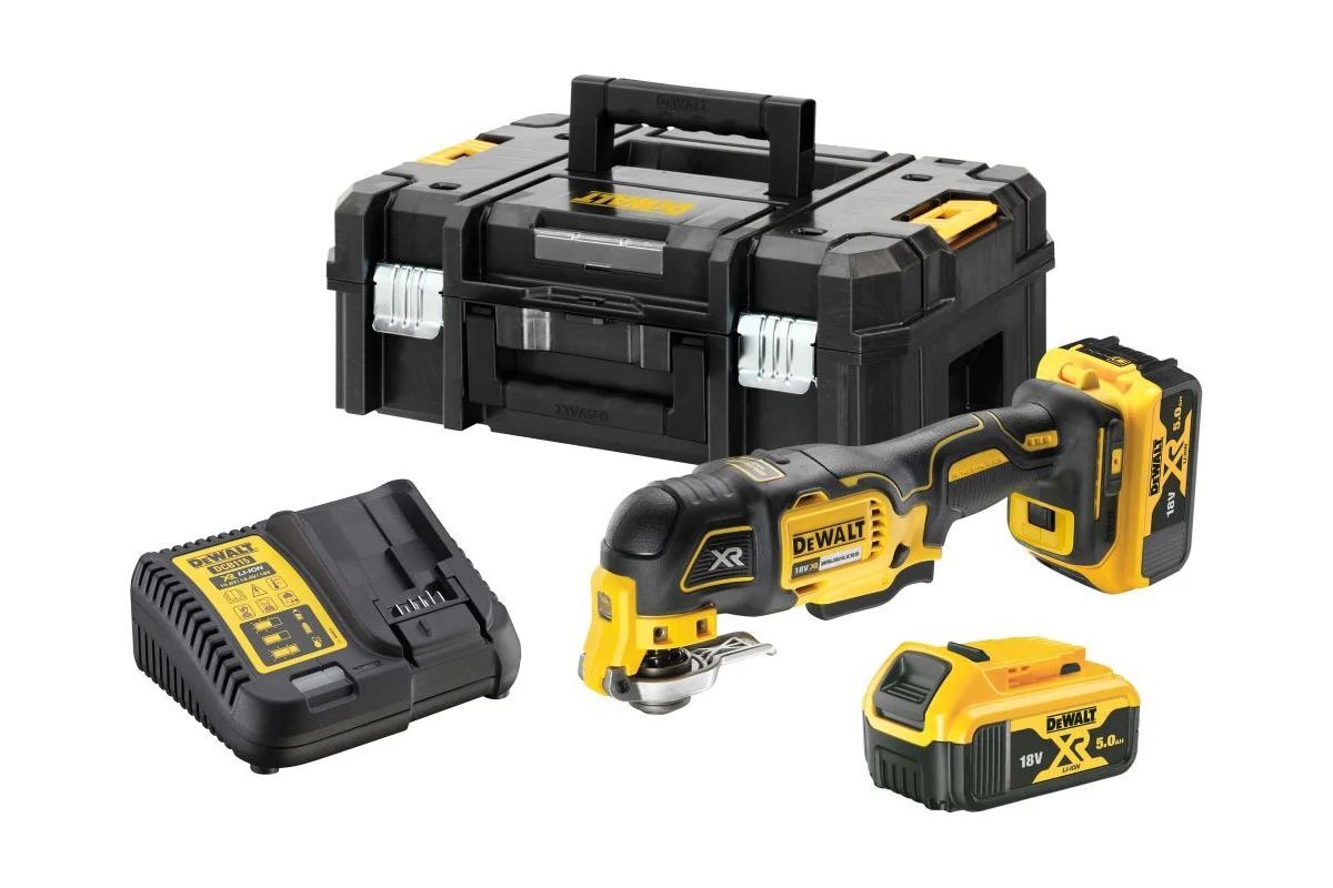 Аккумуляторный реноватор DeWalt DCS356P2, с 2 АКБ 5 Ач и ЗУ, в кейсе
