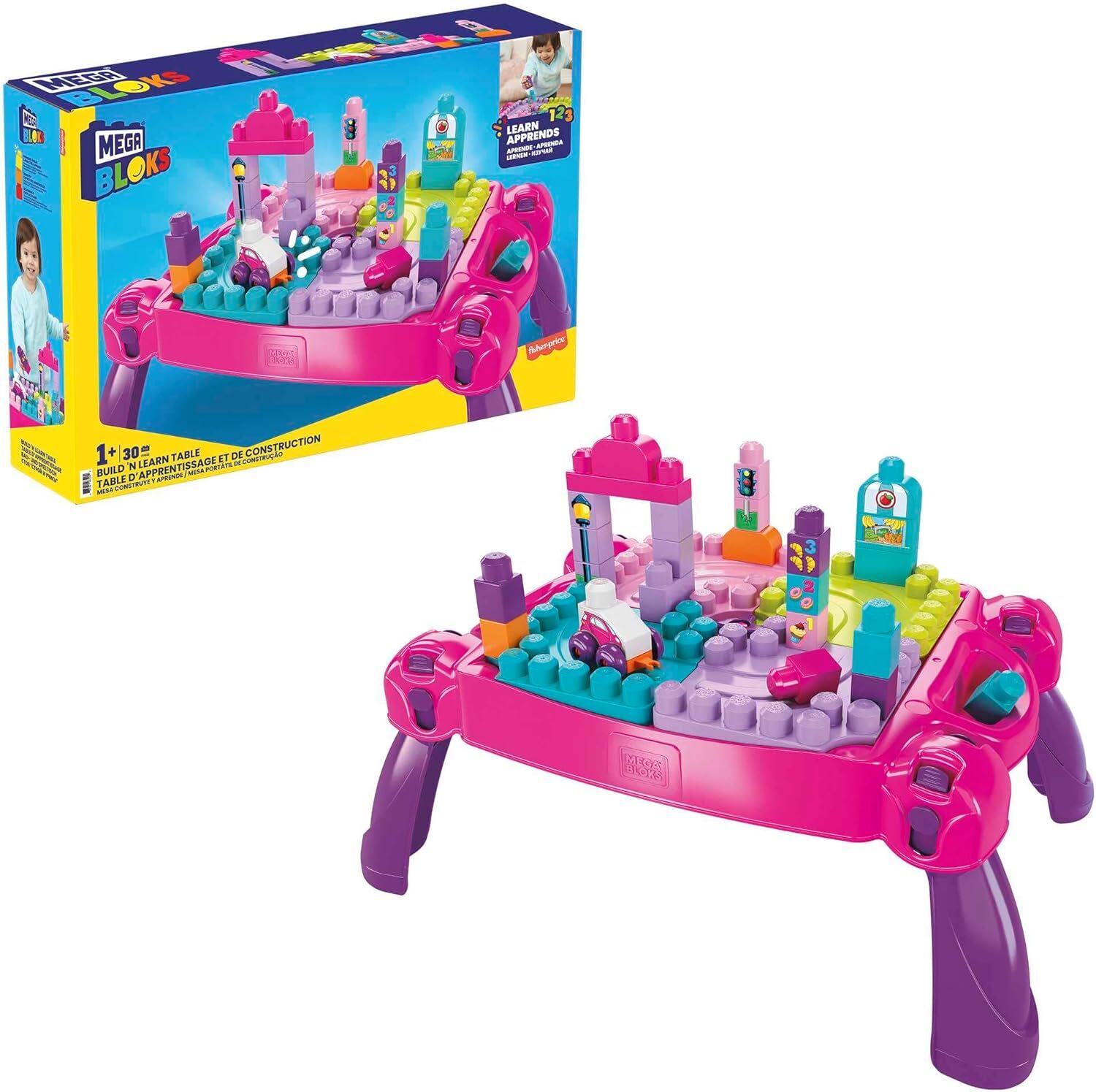 MEGA BLOKS FFG22 Стол для конструирования "Мой первый конструктор"