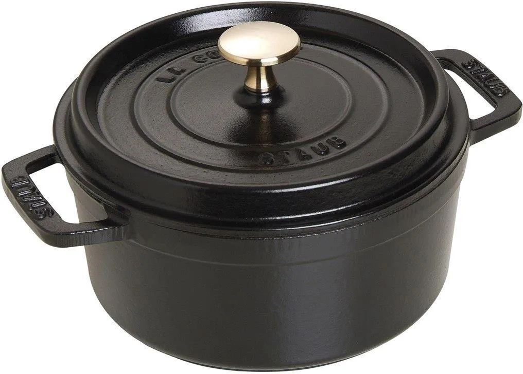 Чугунная кастрюля 1,7 л Zwilling Staub 405094850 черная