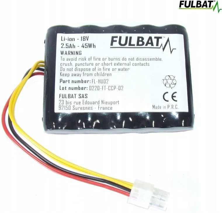 Аккумулятор Fulbat для робота-газонокосилки Gardena Sileno City