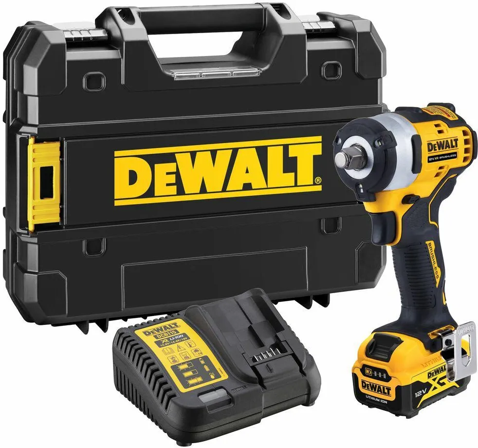 Аккумуляторный ударный гайковерт DeWalt DCF901P1, с 1 АКБ и ЗУ