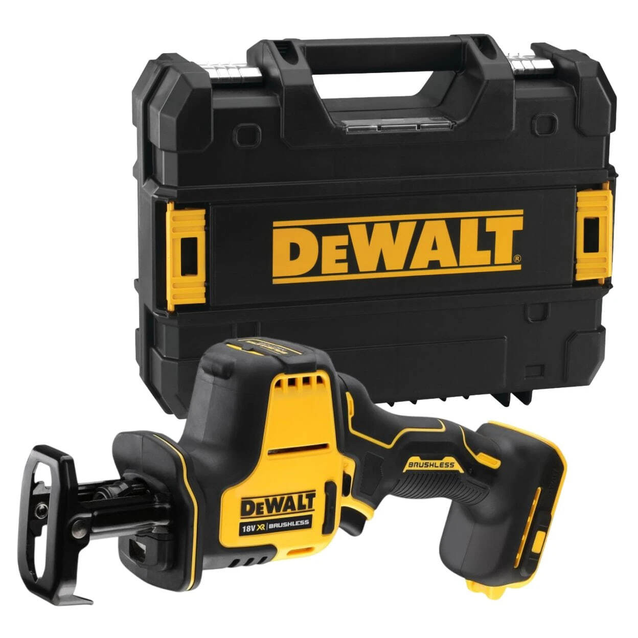 Аккумуляторная сабельная пила DeWalt (DCS369NT), без АКБ и ЗУ, в кейсе