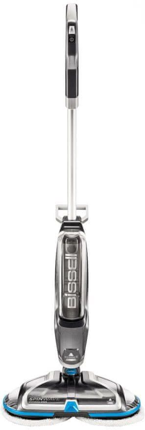 Электрошвабра BISSELL SpinWave Cordless 2240N, серо-бирюзовая