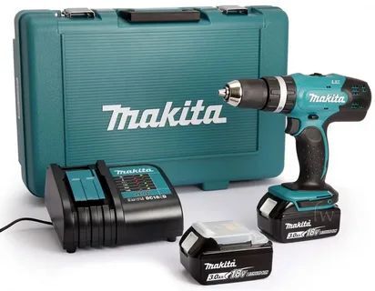 Ударная дрель Makita DDF453SFE 18V с АКБ 2x3,0 Ah и ЗУ