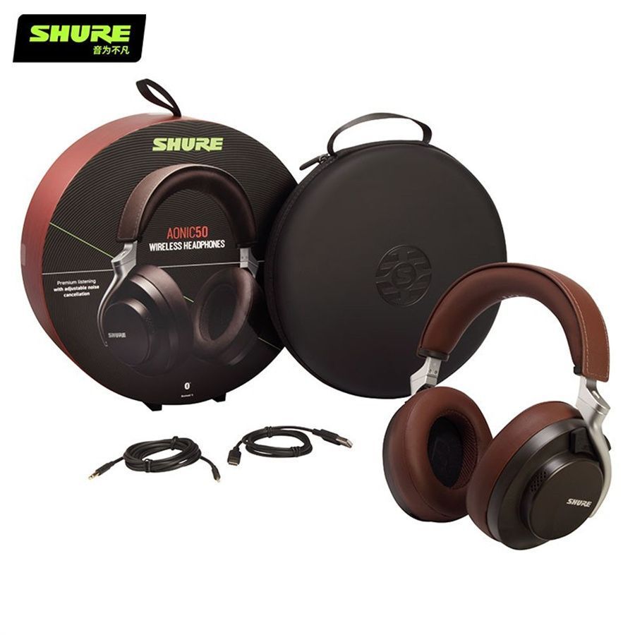 Беспроводные наушники Shure Aonic 50, коричневый