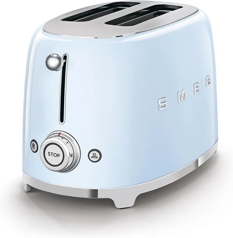 Набор тостер+соковыжималка SMEG TSF01PBEU + CJF01PBEU пастельный синий
