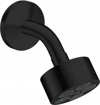 Верхний душ Hansgrohe Axor One 75 1jet EcoSmart с кронштейном черный матовый 48490670