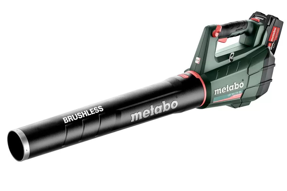 Воздуходувка аккумуляторная Metabo LB 18 LTX BL 601607650 в коробке с 2 аккумуляторами Li-Power 18 V 5.2 Ah и ЗУ