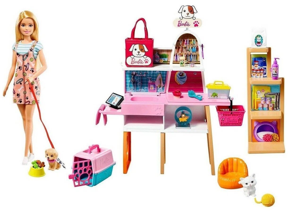Набор Barbie Зоомагазин GRG90
