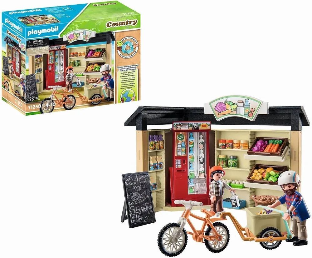 Конструктор Playmobil Country - Загородный дачный круглосуточный Магазин 24/7 - Плеймобиль 71250