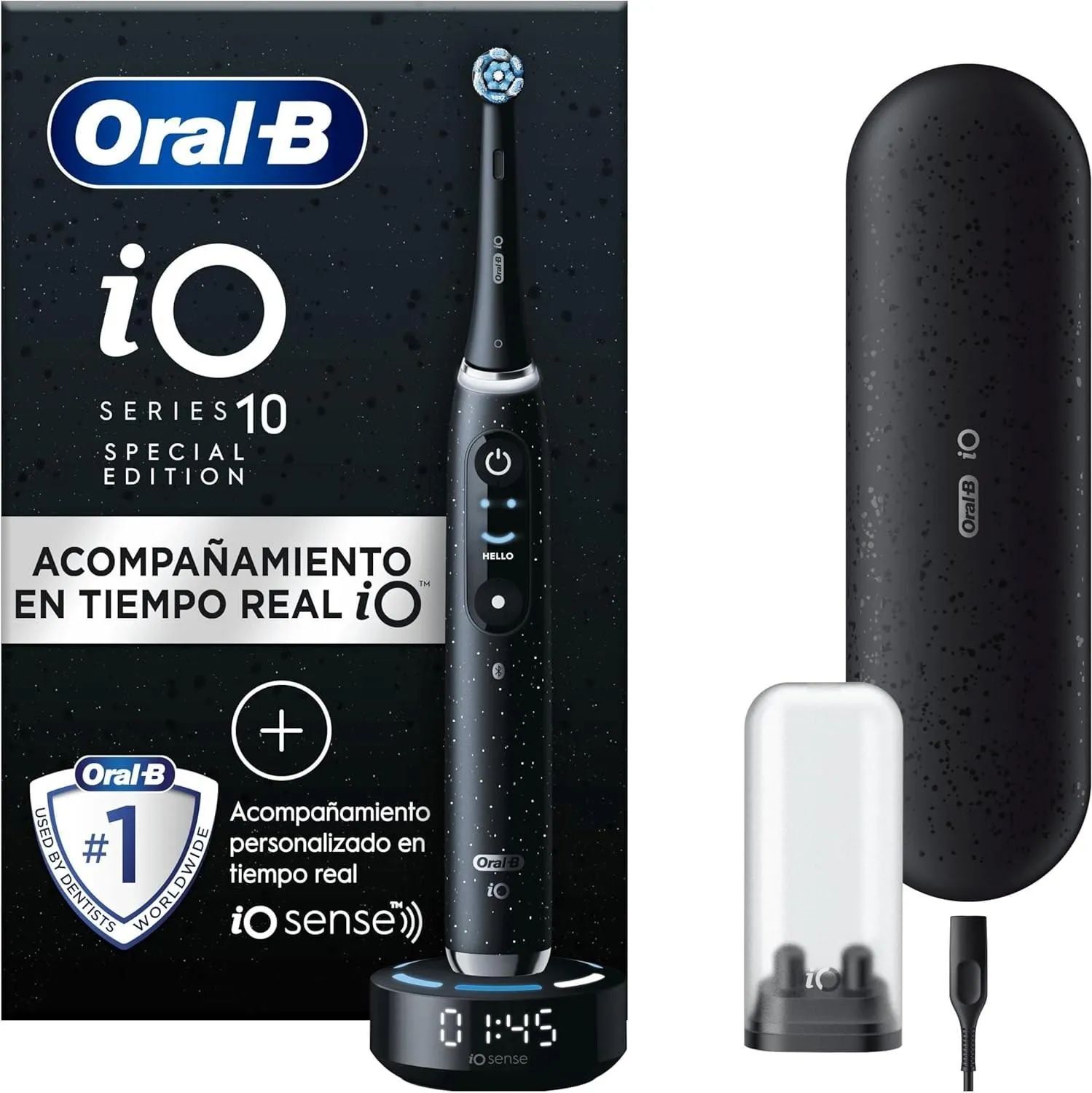 Электрическая зубная щетка Oral-B iO10 Series Plus Cosmic Black