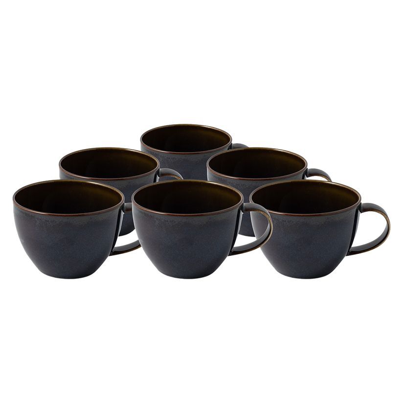 Набор кофейных чашек Villeroy & Boch Lave Beige 6 предметов 10-4281-6000