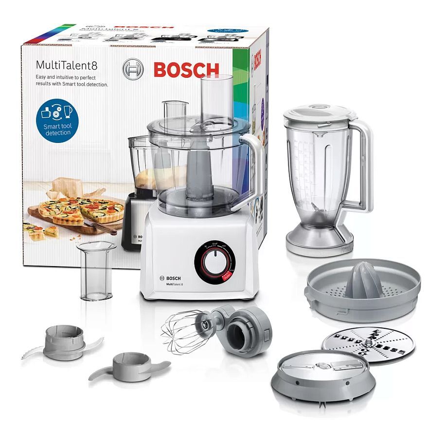 Кухонный комбайн Bosch MultiTalent 8 MC812W620, 1100 Вт, белый