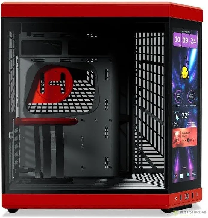 Компьютерный корпус HYTE Y70 Touch Infinite Midi Tower Red/Black (CS-HYTE-Y70TTI-RB)