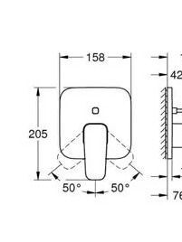 Смесители для ванной комнаты Grohe Cubeo 1017780000 Хром