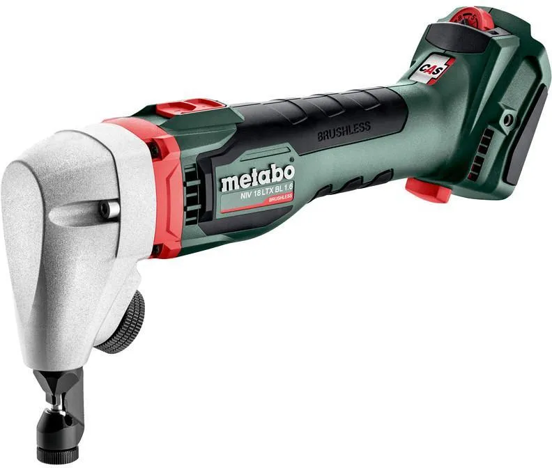 Аккумуляторные ножницы для листового металла Metabo NIV 18 LTX BL 1.6 601614840