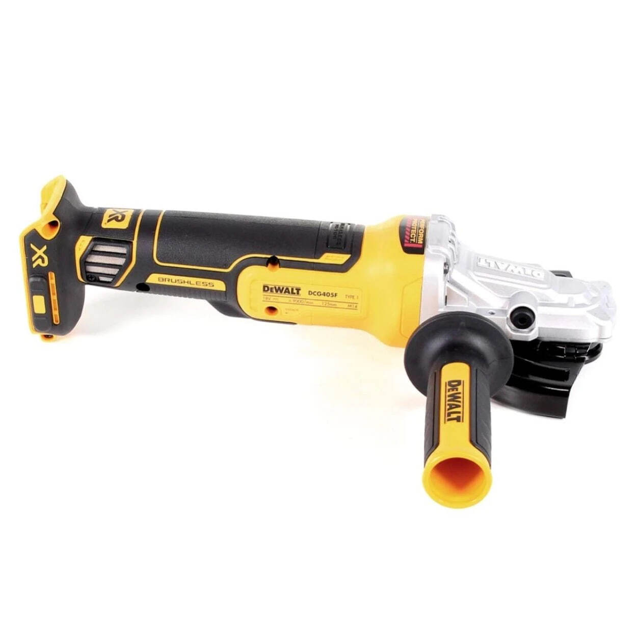 Аккумуляторная угловая шлифмашина DeWalt (DCG405FNTXJ), без АКБ и ЗУ