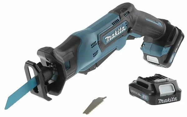 Пила сабельная Makita JR103DSAE 12V CXT с АКБ 2x2,0 Ah и ЗУ