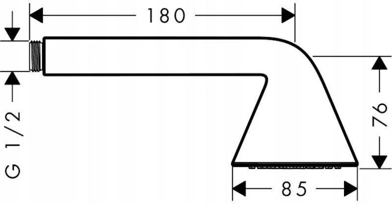 Верхний душ AXOR Front 26025000