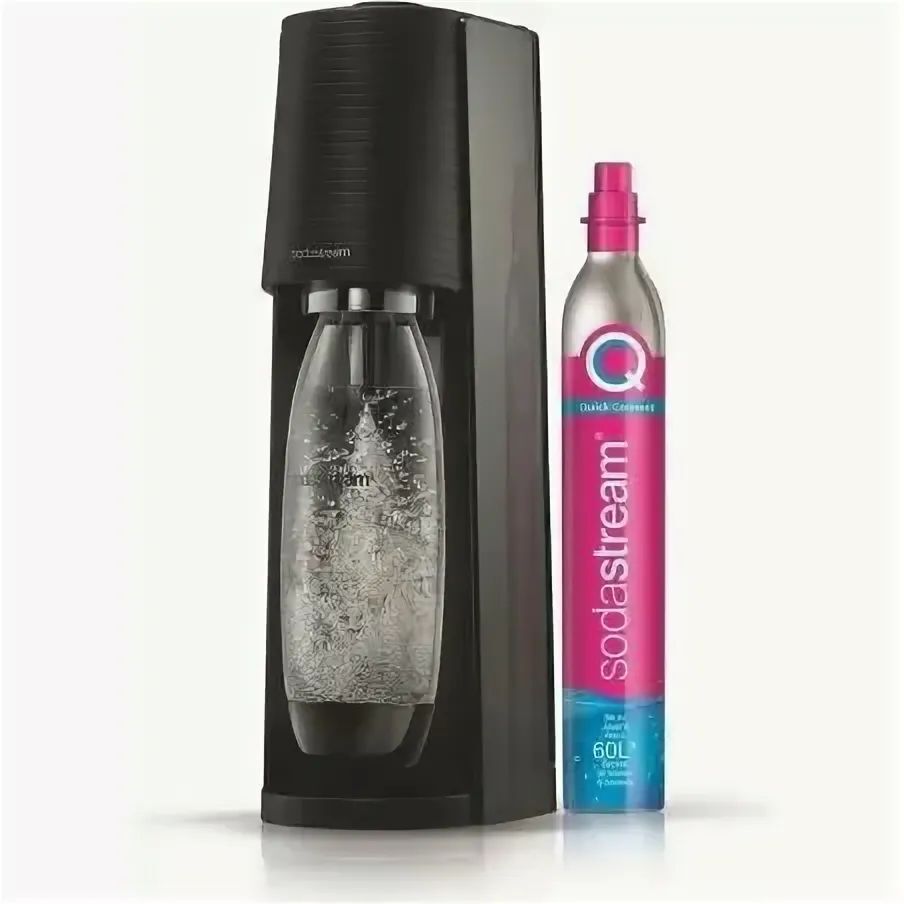 Комплект: Сифон Sodastream Terra Black + 3 бутылки + 2 сиропа 1012813481