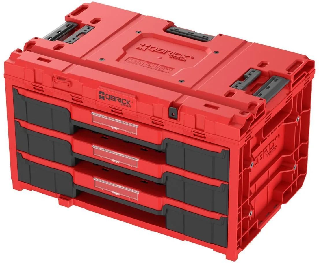 Ящик для инструментов Qbrick One Drawer 3 Toolbox 2.0 Красная Ultra HD