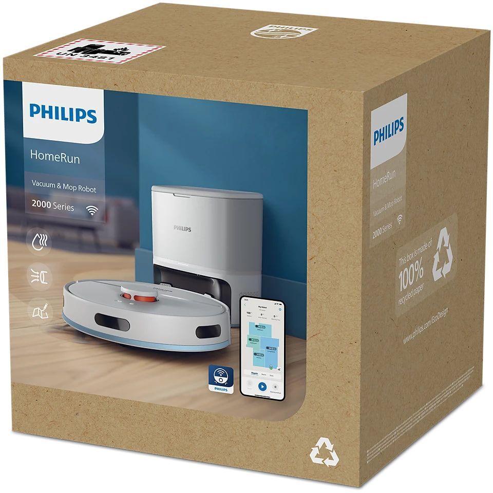 Робот-пылесос PHILIPS HomeRun 2000 white XU2100/20
