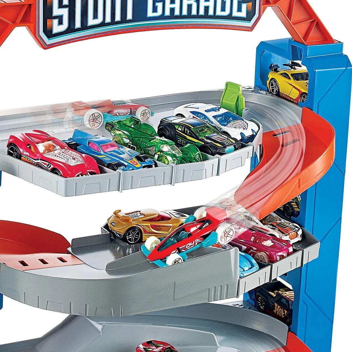 Игровой набор Hot Wheels City Переносной гараж многоуровневый GNL70