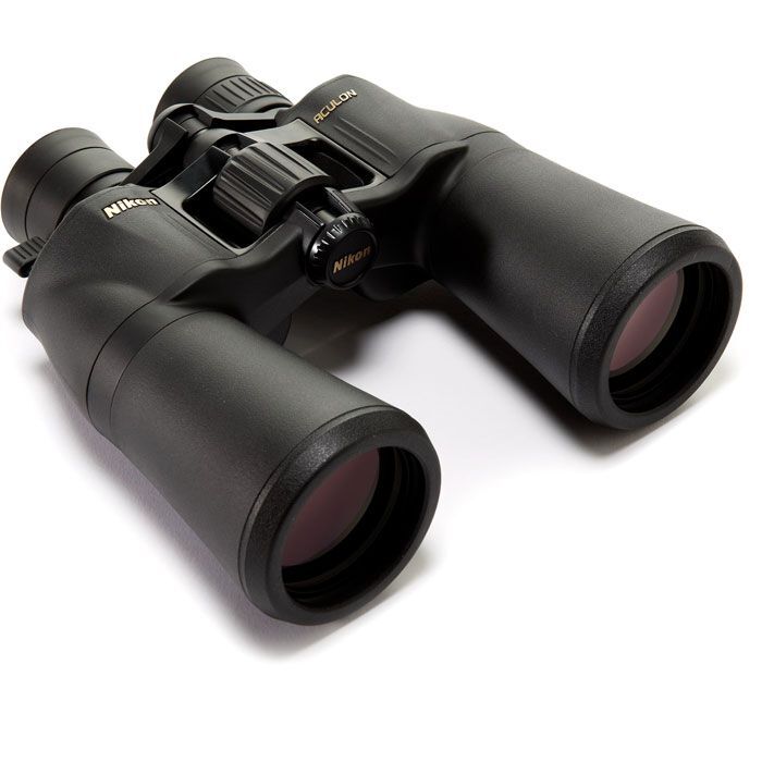 Бинокль Nikon Aculon A211 10-22x50 черный