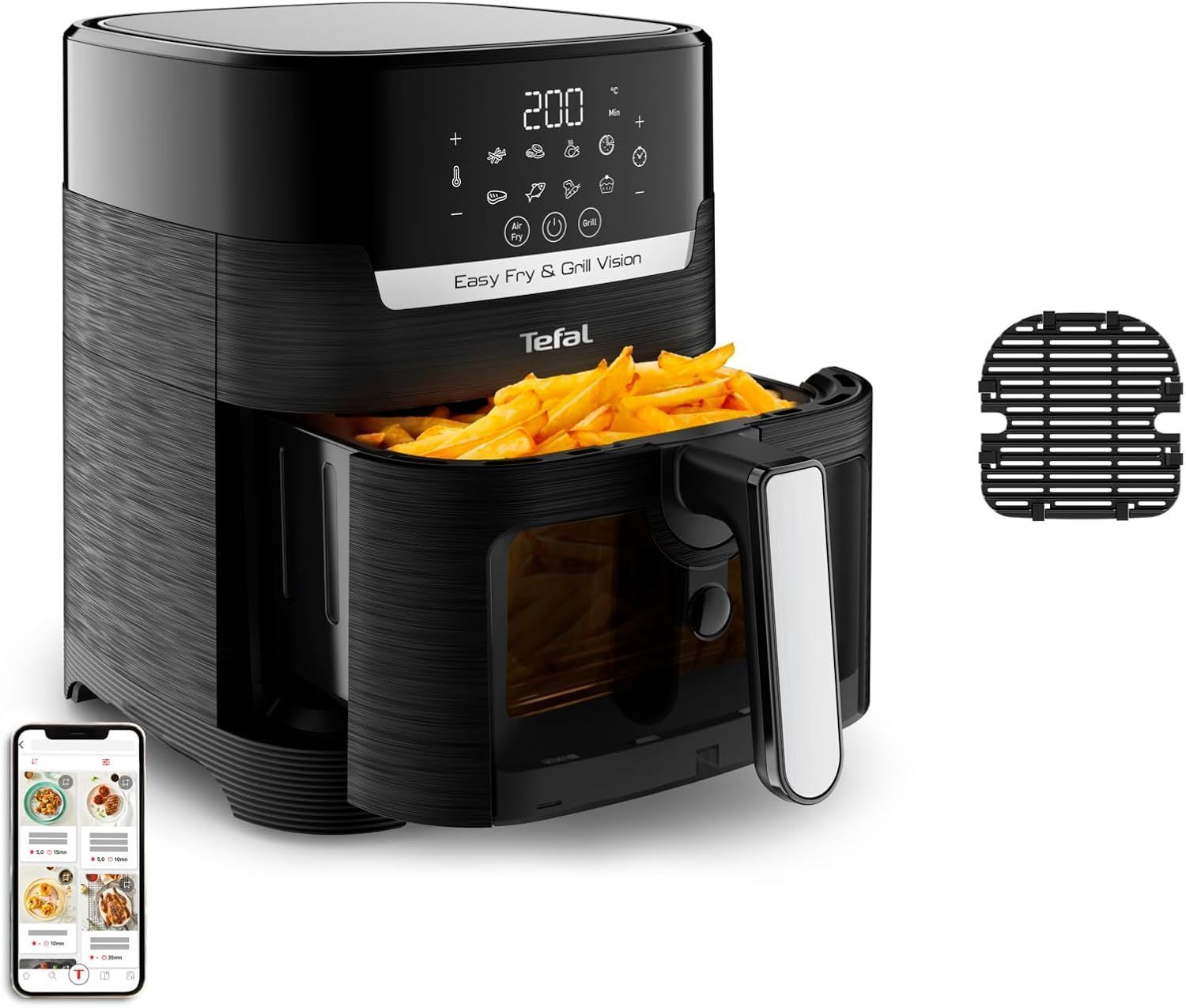 Фритюрница TEFAL EY5068 Easy Fry&Grill Vision, 4.2 л
