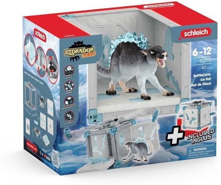 Набор Schleich Eldrador 42676 Боевая пещера льда и крыса